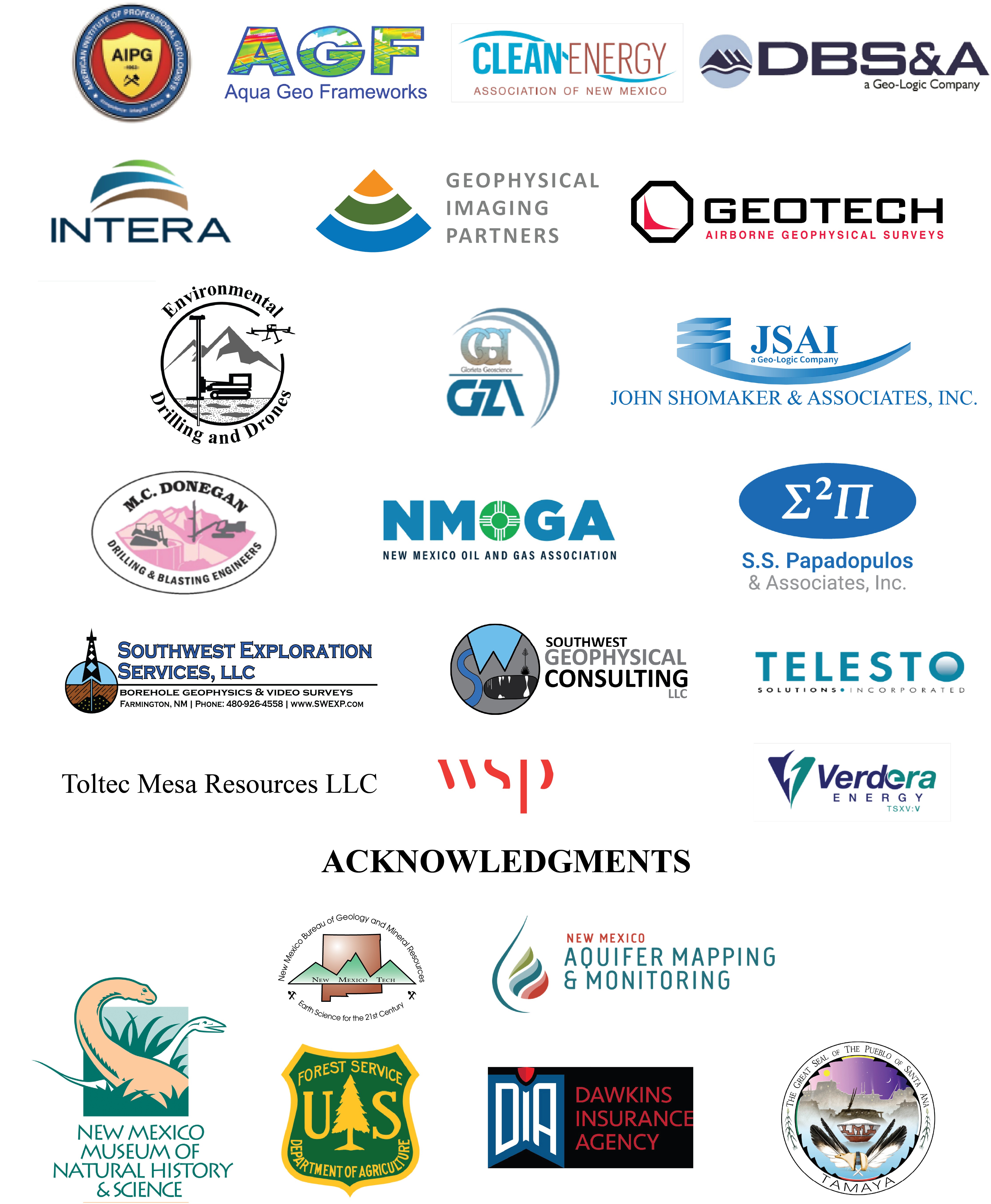 2026 Fall Field Conference Sponsors